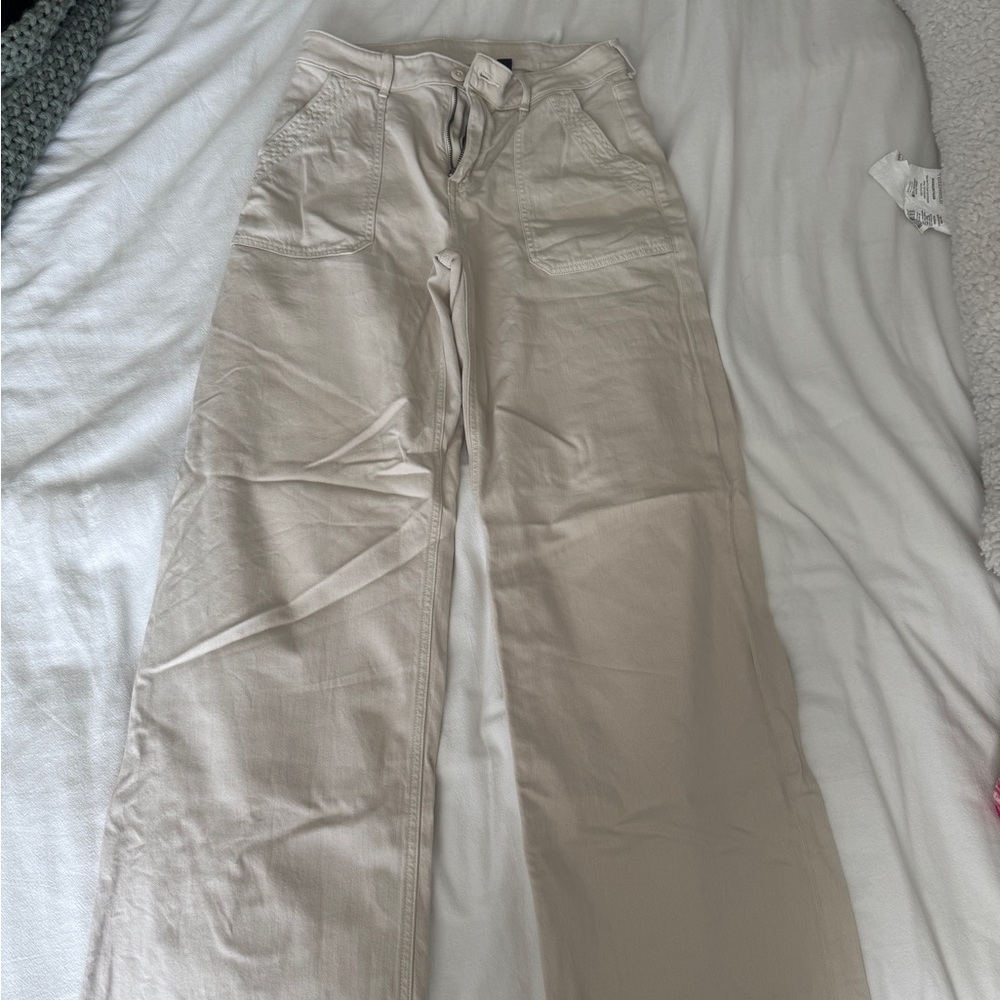 American Eagle Outfitters High Rise Jeans - Cream